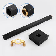 Brass Freestanding Bathtub Faucet with Hand Shower - Matte Black, Brushed Nickel, Brushed Gold brass-freestanding-bathtub-faucet-with-hand-shower 