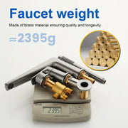 Brass Roman Tub Faucet 4 Piece Deck Mounted Bath Tap with Handshower - Brushed Gold, Brushed Nickel, Matte Black, Chrome brass-roman-tub-faucet-4-piece-deck-mounted-bath-tap-with-handshower-brushed-gold-brushed-nickel-matte-black-chrome 