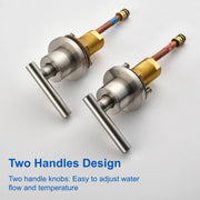 Brass Widespread Bathroom Faucet Two Handle Three Hole Vanity Sink Faucet shamanda-3-hole-widespread-faucet-brushed-gold 