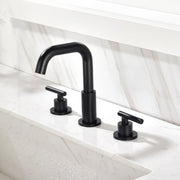 Brass Widespread Bathroom Faucet Two Handle Three Hole Vanity Sink Faucet shamanda-3-hole-widespread-faucet-brushed-gold 