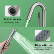 CUPC Freestanding Bathtub Faucet 3 Knob Bathroom Brass Floor Mounted Tub Filler with Hand Shower tub-filler-freestanding-bathtub-faucet-floor-mounted-brass-bathroom-tub-faucets-with-hand-shower 