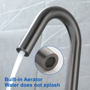 CUPC Freestanding Tub Filler Bathtub Faucet 360-Degree Rotating Floor Mounted Faucets in matte black, brushed nickel, brushed gold, brushed gun grey freestanding-tub-filler-bathtub-faucet-black-floor-mounted-faucets 