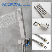 Ceiling Mount 10 Inch Black Shower System Faucet Waterfall Tub Complete with Matte Spout Set Square Luxury Rain Mixer Pressure Balancing 3-Function ceiling-mount-10-inch-black-shower-system-faucet-waterfall-tub-complete-with-matte-spout-set-square-luxury-rain-mixer-pressure-balancing-3-function 