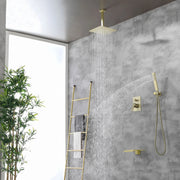 Ceiling Mount 10 Inch Black Shower System Faucet Waterfall Tub Complete with Matte Spout Set Square Luxury Rain Mixer Pressure Balancing 3-Function ceiling-mount-10-inch-black-shower-system-faucet-waterfall-tub-complete-with-matte-spout-set-square-luxury-rain-mixer-pressure-balancing-3-function 
