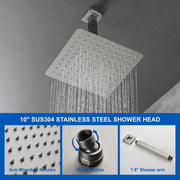 Ceiling Mount 10 Inch Black Shower System Faucet Waterfall Tub Complete with Matte Spout Set Square Luxury Rain Mixer Pressure Balancing 3-Function ceiling-mount-10-inch-black-shower-system-faucet-waterfall-tub-complete-with-matte-spout-set-square-luxury-rain-mixer-pressure-balancing-3-function 