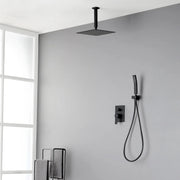 Ceiling Mounted Rain Shower System, SHAMANDA Luxury Brass Shower Faucet Set with 12 Inch Shower Head and Hand Shower ceiling-mounted-rain-shower-system-shamanda-luxury-brass-shower-faucet-set-with-12-inch-shower-head-and-hand-shower-88005b 