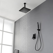 Ceiling Mounted Rain Shower System, SHAMANDA Luxury Brass Shower Faucet Set with 12 Inch Shower Head and Hand Shower ceiling-mounted-rain-shower-system-shamanda-luxury-brass-shower-faucet-set-with-12-inch-shower-head-and-hand-shower-88005b 