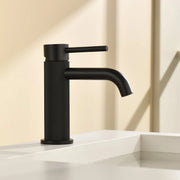 Deck-Mounted Single Handle Lavatory Faucet One Hole Faucet Bathroom with Pop Up Drain In Matte Black, Chrome, Brushed Nickel, Brushed Gold deck-mounted-single-handle-lavatory-faucet-one-hole-faucet-bathroom-with-pop-up-drain-in-matte-black-chrome-brushed-nickel-brushed-gold 