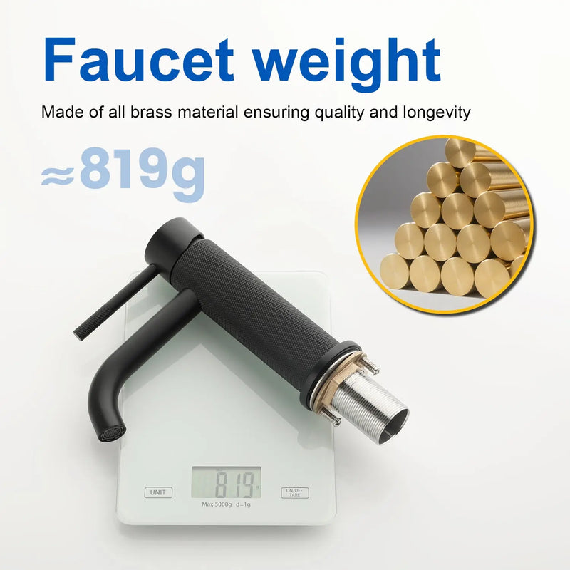 Deck-Mounted Single Handle Lavatory Faucet One Hole Faucet Bathroom with Pop Up Drain In Matte Black, Chrome, Brushed Nickel, Brushed Gold deck-mounted-single-handle-lavatory-faucet-one-hole-faucet-bathroom-with-pop-up-drain-in-matte-black-chrome-brushed-nickel-brushed-gold 