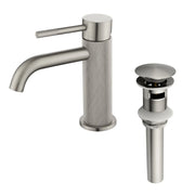 Deck-Mounted Single Handle Lavatory Faucet One Hole Faucet Bathroom with Pop Up Drain In Matte Black, Chrome, Brushed Nickel, Brushed Gold deck-mounted-single-handle-lavatory-faucet-one-hole-faucet-bathroom-with-pop-up-drain-in-matte-black-chrome-brushed-nickel-brushed-gold 