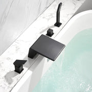 Deck Mount Roman Tub Faucet with Sprayer Waterfall Tub Filler with Hand Shower, Single Handle Bathtub Faucet Set with Handheld Shower Head, Valve and Trim Included deck-mount-roman-tub-faucet-with-sprayer-waterfall-tub-filler-with-hand-shower-single-handle-bathtub-faucet-set-with-handheld-shower-head-valve-and-trim-included 