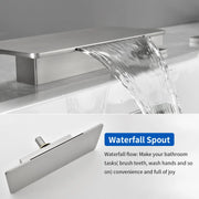 Deck Mounted Roman Bath Filler 5-Hole 2-Handle tub faucet trim with High Pressure Hand Shower and SUS304 Bath Tub Spout 5-hole-2-handle-deck-mounted-roman-bath-filler-with-high-pressure-hand-shower-and-sus304-bath-tub-spout 