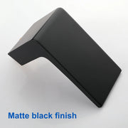Deck Mounted Two Holes Single-Handle Waterfall Bathroom Sink Faucet 1.2GPM bathroom-sink-faucet-black 
