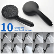 Diverter Tub and Shower Trim Kit with 2-Cross Handle,10 Spray Handheld Shower diverter-tub-and-shower-trim-kit-with-2-cross-handle-10-spray-handheld-shower 