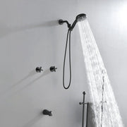 Diverter Tub and Shower Trim Kit with 2-Cross Handle,10 Spray Handheld Shower diverter-tub-and-shower-trim-kit-with-2-cross-handle-10-spray-handheld-shower 