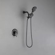 Dual-Function Shower Faucet Set with Valve Bathroom High Pressure 5-Setting Dual 2 in 1 Shower System with Handheld Showerhead dual-function-shower-faucet-set-with-valve-bathroom-high-pressure-35-setting-dual-2-in-1-shower-system-with-handheld-showerhead-3-way-water-diverter-shower 