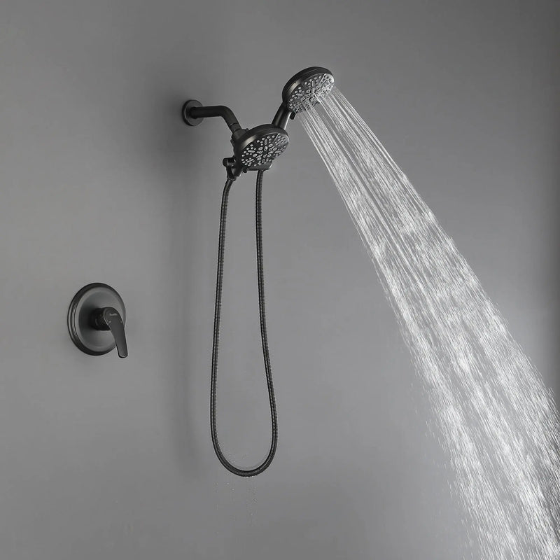 Dual-Function Shower Faucet Set with Valve Bathroom High Pressure 5-Setting Dual 2 in 1 Shower System with Handheld Showerhead dual-function-shower-faucet-set-with-valve-bathroom-high-pressure-35-setting-dual-2-in-1-shower-system-with-handheld-showerhead-3-way-water-diverter-shower 