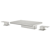Dual Lever Bathroom Basin Tap Hot and Cold Water Square Widespread Waterfall 3-Hole Roman Tub Faucet Trim dual-lever-3-hole-hot-and-cold-water-square-bathroom-basin-tap-widespread-waterfall-bathroom-faucet 