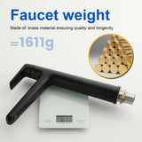 1-Hole Vessel Bathroom Faucet Brass Single Lever Basin Mixer Faucet with Stainles Steel Pop Up Sink Drain