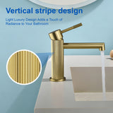 One hole basin faucet mixer with drain pop up single-lever lavatory sink faucet with aerator, 1.2GPM