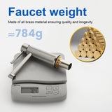 One hole basin faucet mixer with drain pop up single-lever lavatory sink faucet with aerator, 1.2GPM