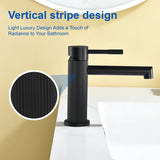 One hole basin faucet mixer with drain pop up single-lever lavatory sink faucet with aerator, 1.2GPM