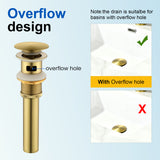 Single Handle Tall Bathroom Faucet for Vessel Sink with Aerator Brass Face Basin Faucet with Drain Assembly