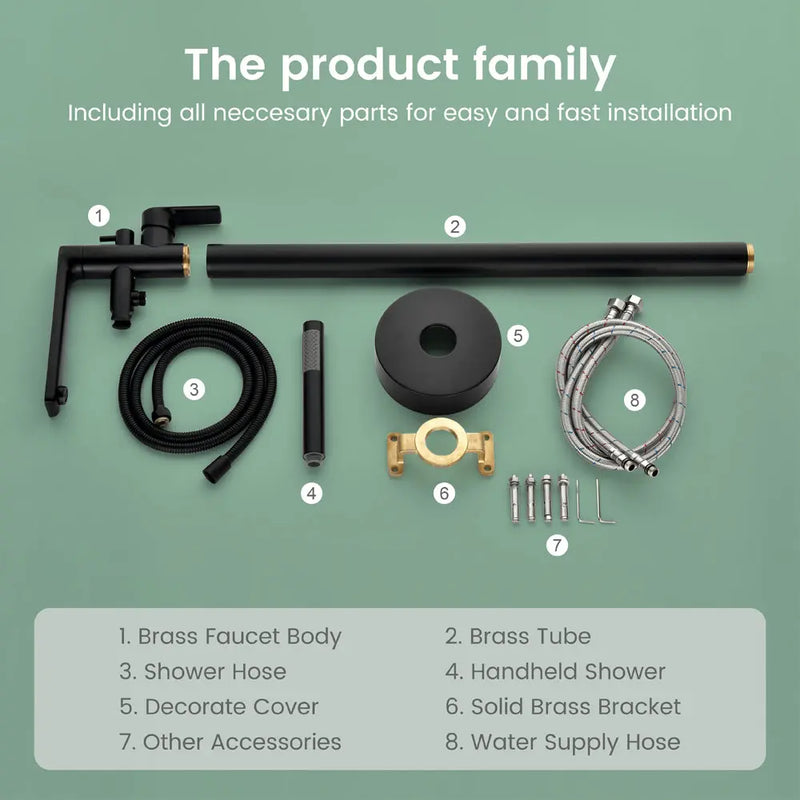 Freestanding Bathtub Faucet Tub Filler Black Floor Mount Brass Single Handle Bathroom Faucets with Hand Shower freestanding-bathtub-faucet-tub-filler-black-floor-mount-brass-single-handle-bathroom-faucets-with-hand-shower 