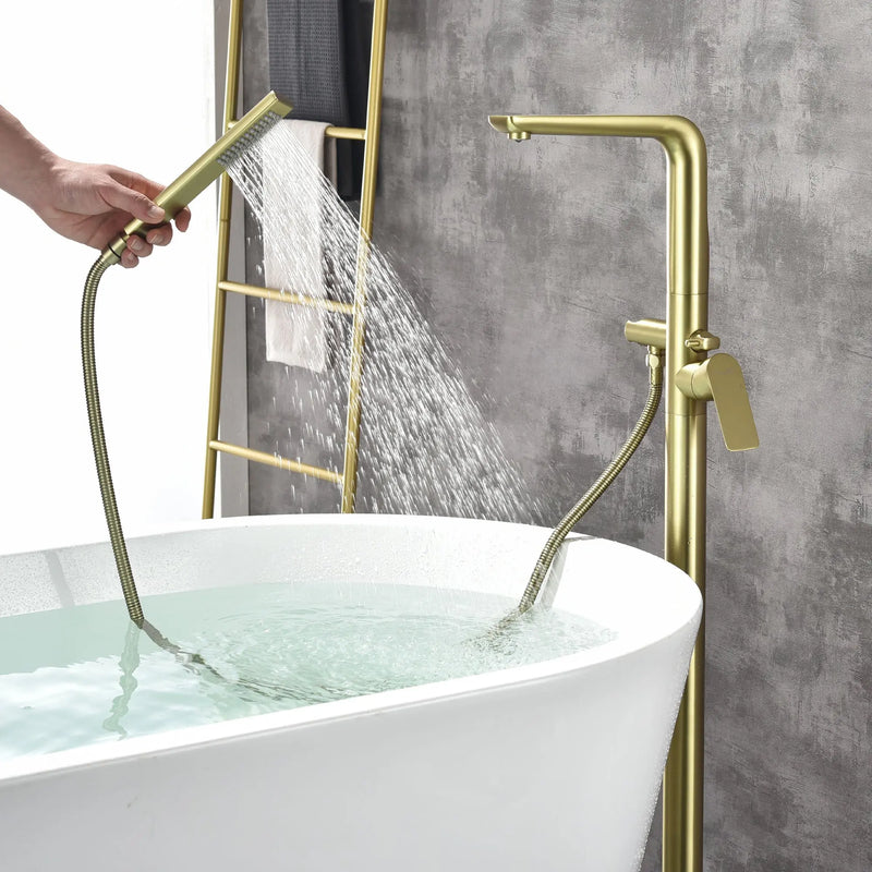 Freestanding Bathtub Faucet with Handheld Shower freestanding-bathtub-faucet-with-handheld-shower 