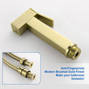 Handheld Bidet Sprayer for Toilet, Brass Baby Cloth Diaper Sprayer Kit with Hose Brass Valve handheld-bidet-sprayer-stainless-steel-brushed-gold 