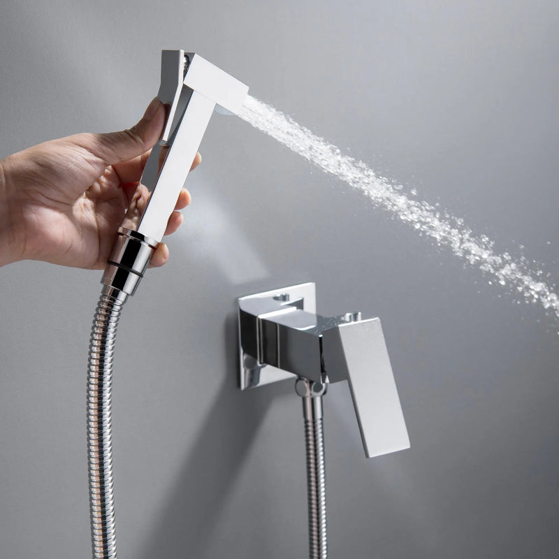 Handheld Bidet Sprayer for Toilet, Brass Baby Cloth Diaper Sprayer Kit with Hose Brass Valve handheld-bidet-sprayer-stainless-steel-brushed-gold 