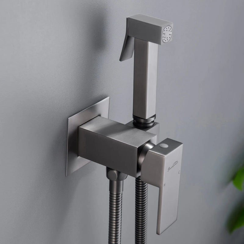 Handheld Bidet Sprayer for Toilet, Brass Baby Cloth Diaper Sprayer Kit with Hose Brass Valve handheld-bidet-sprayer-stainless-steel-brushed-gold 