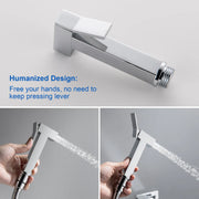 Handheld Bidet Sprayer for Toilet, Brass Baby Cloth Diaper Sprayer Kit with Hose Brass Valve handheld-bidet-sprayer-stainless-steel-brushed-gold 