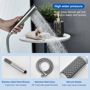 High-flow freestanding tub faucet with hand shower in Brushed Gold | Brushed Nickel | Matte Black high-flow-freestanding-tub-faucet-with-hand-shower-in-brushed-gold-brushed-nickel-matte-black 