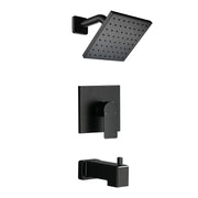 High pressure Single function 6 inch Square Shower Trim Kit with Diverting Tub Spout high-pressure-single-function-6-inch-square-shower-trim-kit-with-diverting-tub-spout 