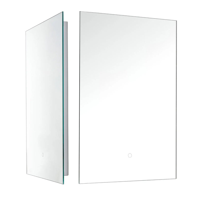 LED Bathroom Mirror 20"*28" Lighted Vanity Makeup Mirror with Front Light, Wall Mounted Dimmable Mirrors with Anti-Fog, Memory Function (Horizontal/Vertical) led500-700 