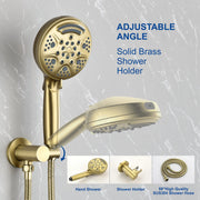 Luxury Tub Shower Faucet Set with Round-in Valve, Wall Mounted Shower System with Waterfall Tub Spout and 6-Setting Rain Shower Head with 9-Setting Handheld luxury-tub-shower-faucet-set-with-round-in-valve-wall-mounted-shower-system-with-waterfall-tub-spout-and-6-setting-rain-shower-head-with-9-setting-handheld-matte-black 