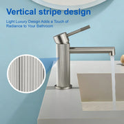 One hole basin faucet mixer with drain pop up single-lever lavatory sink faucet with aerator, 1.2GPM one-hole-basin-faucet-mixer-with-drain-pop-up-single-lever-lavatory-sink-faucet-with-aerator-1-2gpm 