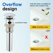 One hole basin faucet mixer with drain pop up single-lever lavatory sink faucet with aerator, 1.2GPM one-hole-basin-faucet-mixer-with-drain-pop-up-single-lever-lavatory-sink-faucet-with-aerator-1-2gpm 
