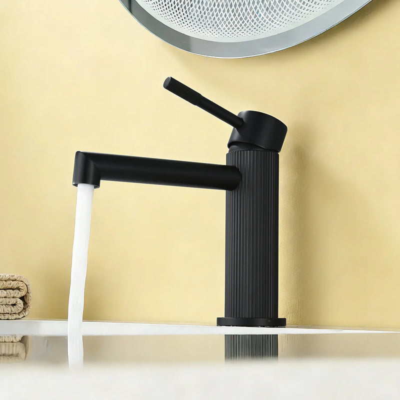 One hole basin faucet mixer with drain pop up single-lever lavatory sink faucet with aerator, 1.2GPM one-hole-basin-faucet-mixer-with-drain-pop-up-single-lever-lavatory-sink-faucet-with-aerator-1-2gpm 