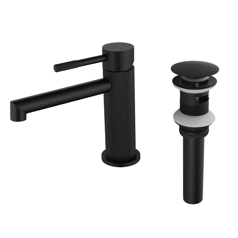 One hole basin faucet mixer with drain pop up single-lever lavatory sink faucet with aerator, 1.2GPM one-hole-basin-faucet-mixer-with-drain-pop-up-single-lever-lavatory-sink-faucet-with-aerator-1-2gpm 