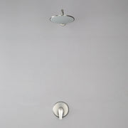 Round Shower Faucets Sets Complete, Single Function Shower trim kit with 9 inch ABS rain shower head shamanda-9-inch-round-shower-system 
