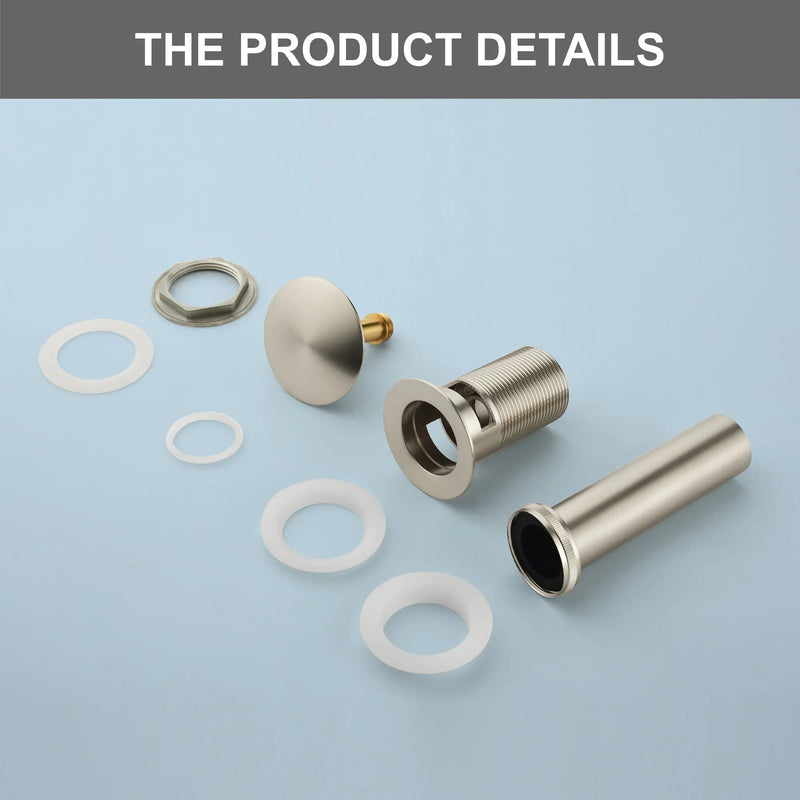 SHAMANDA Brass Bathroom Sink Drain, Vessel Vanity Sink Pop Up Drain Stopper with Overflow Lavatory Drain Assembly shamanda-brass-bathroom-sink-drain-vessel-vanity-sink-pop-up-drain-stopper-with-overflow-lavatory-drain-assembly 