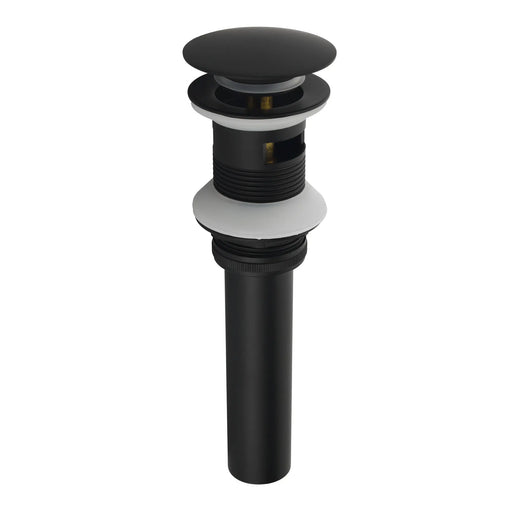 SHAMANDA Brass Bathroom Sink Drain, Vessel Vanity Sink Pop Up Drain Stopper with Overflow Lavatory Drain Assembly shamanda-brass-bathroom-sink-drain-vessel-vanity-sink-pop-up-drain-stopper-with-overflow-lavatory-drain-assembly Matte Black / Brass / With overflow Hole