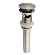 SHAMANDA Brass Bathroom Sink Drain, Vessel Vanity Sink Pop Up Drain Stopper with Overflow Lavatory Drain Assembly shamanda-brass-bathroom-sink-drain-vessel-vanity-sink-pop-up-drain-stopper-with-overflow-lavatory-drain-assembly Brushed Nickel / Brass / With overflow Hole