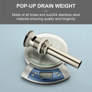 SHAMANDA Brass Bathroom Sink Drain, Vessel Vanity Sink Pop Up Drain Stopper with Overflow Lavatory Drain Assembly shamanda-brass-bathroom-sink-drain-vessel-vanity-sink-pop-up-drain-stopper-with-overflow-lavatory-drain-assembly 