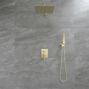 SHAMANDA Premium Matte Black Rainfall Shower System 10 Inch Luxury Bathroom Shower Set shamanda-rainfall-shower-system-matte-black 