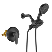 SHAMANDA Shower System Combo Set High Pressure 5-Function Dual 2 in 1 Shower Faucet shamanda-shower-system-with-handheld-showerhead-rain-shower-combo-set-high-pressure-35-function-dual-2-in-1-shower-faucet 
