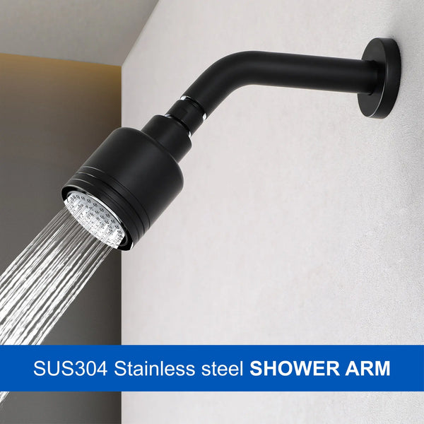 Shower Arm with Flange 6 Inches Wall Mount Replacement Angle Shower Head Arm Wall-Mounted For Fixed Shower Head & Handheld Showerhead shower-arm-with-flange-6-inches-wall-mount-replacement-angle-shower-head-arm-wall-mounted-for-fixed-shower-head-handheld-showerhead 