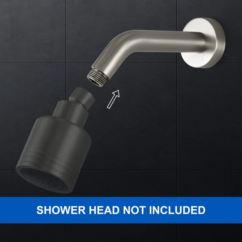Shower Arm with Flange 6 Inches Wall Mount Replacement Angle Shower Head Arm Wall-Mounted For Fixed Shower Head & Handheld Showerhead shower-arm-with-flange-6-inches-wall-mount-replacement-angle-shower-head-arm-wall-mounted-for-fixed-shower-head-handheld-showerhead 